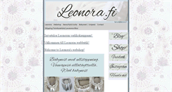 Desktop Screenshot of leonora.fi
